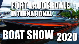 FORT LAUDERDALE INTERNATIONAL BOAT SHOW 2020  DRONEVIEWHD PART 1