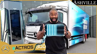 New Mercedes eActros Electric Truck Review, Drive and Brake Test