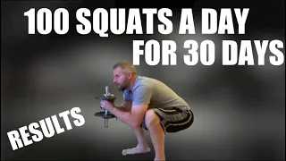 Never Skipping Leg Day - 100 Squats A Day For 30 Days