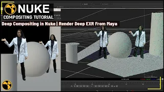 Nuke Deep Compositing Tutorial | Basic Deep Compositing in Nuke  | Nuke Deep Compositing