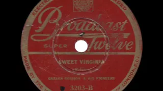 Carson Robison & his Pioneers - Sweet Virginia - 1932