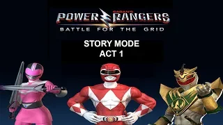 Power Rangers: Battle For The Grid PS4 Game - Story Mode - Act 1