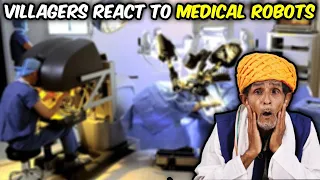 Villagers React To Medical Robots Of The Future ! Tribal People React To Medical Robots