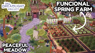 FUNCTIONAL SPRING COTTAGE FARM//NATURAL COTTAGECORE FARM//PEACEFUL MEADOW//DISNEY DREAMLIGHT VALLEY
