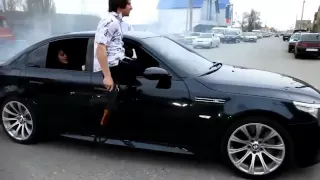 Kopie von Chechen Mafia in a BMW M5 with guns 2012 shishani mafia