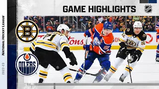 Bruins @ Oilers 2/27 | NHL Highlights 2023