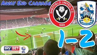 AWAY END CARNAGE Sheffield United Vs Huddersfield Town 1-2 EFL Championship Match Day Vlog