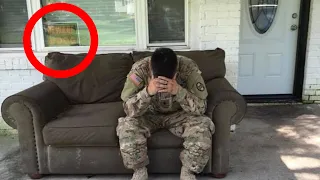 Hero Soldier Returns Home From Service To Find The Most Shocking Sight