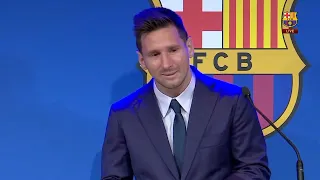 Full. Pernyataan Perpisahan Lionel Messi Dengan Barcelona FC. Subtitle Indonesia