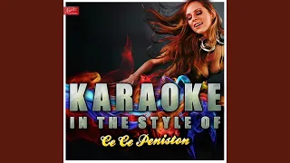 Finally (In the Style of Ce Ce Peniston) (Karaoke Version)