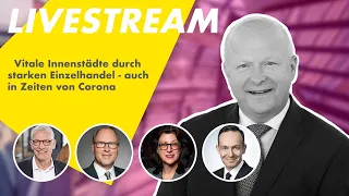 Vitale Innenstädte durch starken Einzelhandel - auch in Zeiten von Corona