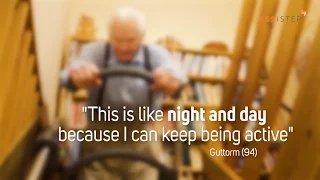 Stairaid AssiStep | Stair aid for elderly | "This is like night and day because I can be active"