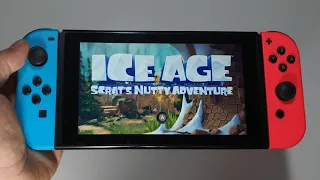 Ice Age Scrat's Nutty Adventure! Nintendo Switch handheld gameplay