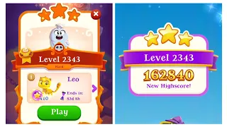 level up 2343 bubble witch 3 saga gameplay ( select chapter 119 )