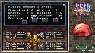 Lufia II Ancient Cave any% speedrun in 1:15:19