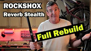 ROCKSHOX Reverb Stealth MTB Dropper seat post Rebuild. Squishy seatpost sag fix