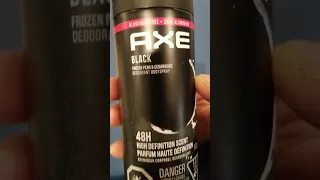 AXE  BLACK FROZEN  PEAR & CEDARWOOD 48 Hour High Definition Scent Deodorant Body Spray 113g