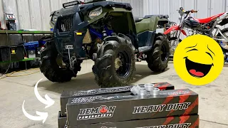 SPORTSMAN 570 GETS DEMON AXLES & 2" LIFT!