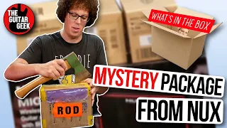 Mystery unboxing - Is it pedals? Is it an amp? COULD IT BE GOLD???? (its 2 of these 3)