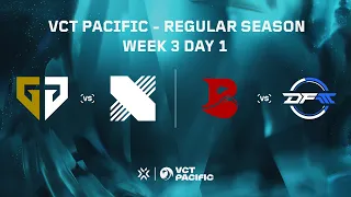 [中文] GEN vs. DRX | BLD vs. DFM - VCT Pacific - 例行賽 - Week 3 Day 1