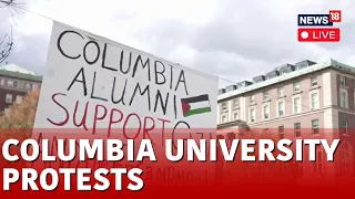 Columbia Uni Drops Deadline For Dismantling Pro-Palestinian Protest | Columbia University LIVE |N18L