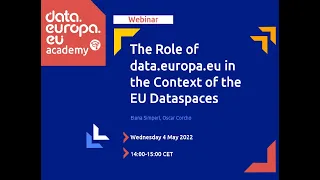 The Role of data.europa.eu in the Context of the EU Data Spaces