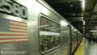 NYC Subway: IND R68 (D) Train at W. 14th Street - 8th Ave
