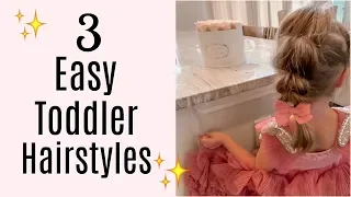 EASY TODDLER HAIRSTYLES + HAIR TUTORIAL | Tara Henderson