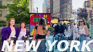 [4K]🇺🇸NYC Walk🗽Flatiron, Greenwich Village & SoHo 🥳 🍰 Ladurée, Washington Square Park |May 2023