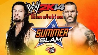 WWE 2K14 | SummerSlam 2014: Randy Orton vs Roman Reigns #wwesummerslam