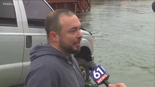 Man opens up after rescue from flooded building in Norwich