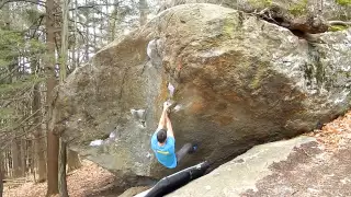 Great Barrington Bouldering Probe Boulder