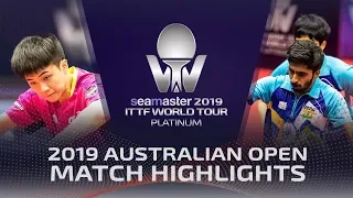 Lin Yun-Ju/Cheng I-C. vs Sathiyan G./Archana Girish K. | 2019 ITTF Australian Open Highlights (R16)