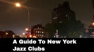 A Guide To New York Jazz Clubs