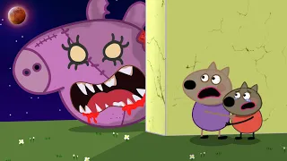 PEPPA PIG TURNS INTO A GIANT ZOMBIE AT THE HOSPITAL? PEPPA PIG, DANNY DOG, REBECCA RABBIT LIFE STORY