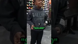 6 Year Old Does A Drip Check ($1000 Outfit)!!..🤯😱 #shorts