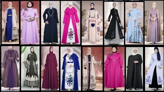 Beautiful Abaya with unique designs and colors |modern hijab collection |2024|