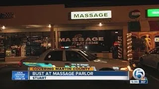 Bust at massage parlor