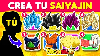 Crea tu Personaje Saiyajin de Dragon Ball  💪🐲👊 Quiz anime | Dragon Ball trivia | SOR anime