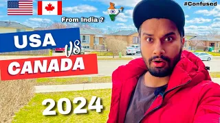 CANADA vs USA in 2024 🇨🇦 Best to Move & Study ? 🇺🇸