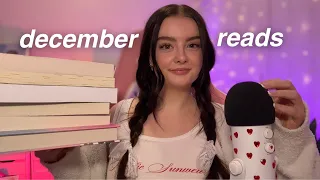 ASMR 9 of the books i read in december 🌨️ monthly reading wrap-up