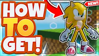 How To Get The *RAINBOW SONIC* In Roblox Find The Sonic Morphs!