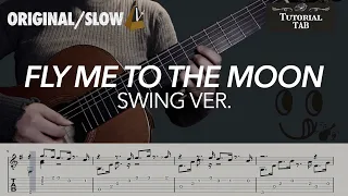 Fly Me To The Moon | Swing ver. (Fingerstyle Tutorial with TAB)