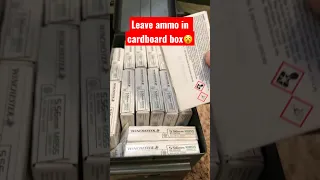 NEVER Leave Ammo In Cardboard 😵