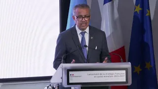 LIVE from Lyon: Launch of France’s global health strategy joined by Dr Tedros