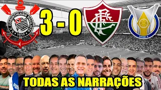 Todas as narrações - Corinthians 3 x 0 Fluminense | Brasileirão 2024