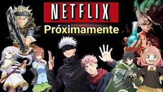 Más Animes llegarán a Netflix 🤯 Jujutsu kaisen 🧪 Dr stone 🪄 Black clover 🎉 Las quintillizas Y Más...