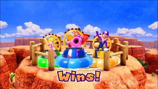 Mario Party Superstar - Minigames Yoshi vs Birdo vs Peach vs Walgui (Master CPU)