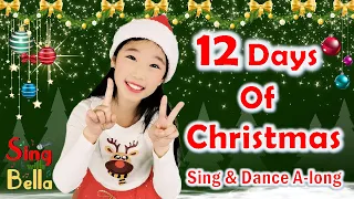 The 12 days of Christmas with Lyrics Actions Movements | Kids Christmas Song | Sing Along