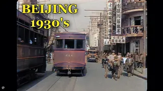 1930s Beijing (Peking) Rare Unseen Film in Color